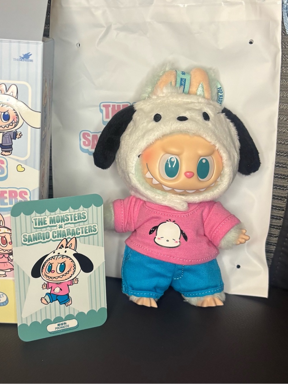 Labubu The Monsters x  Sanrio Pochacco Plushy Doll